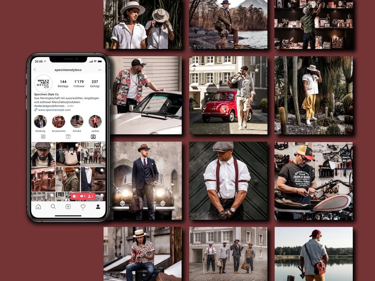 Specimen sytle Co. – Markenaufbau, Image & Content Creation